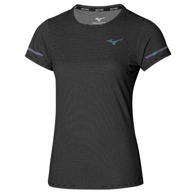 Camisa Mizuno DAF Dope Dyed Tee Mujer - Negros - Chile M134UTLDFS